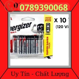 120 Viên Pin AA , Pin AAA 1,5V ENERGIZER Siêu Bền - Hàng chính hãng