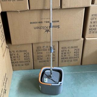 Bộ Cây Lau Nhà 360 Độ Tự Vắt 2 Ngăn Tách Riêng Nước Bẩn