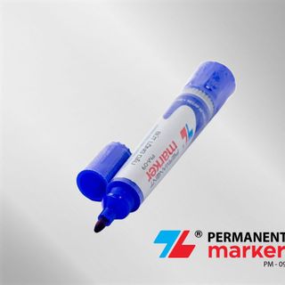 Hộp 10 cây bút lông dầu Thiên Long PM-09, Viết lông dầu FlexOffice 2 đầu không phai