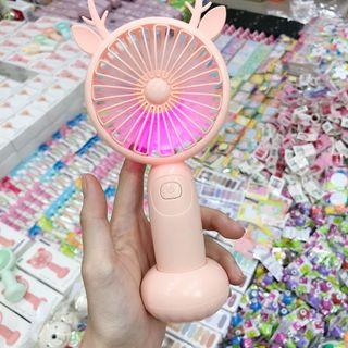 Quạt sạc 2 chế độ có đèn loại lớn 2165