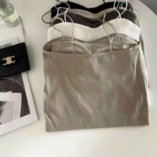Lố 10 Áo bra 2 dây gân sợi bún có đệm ngực 1802
