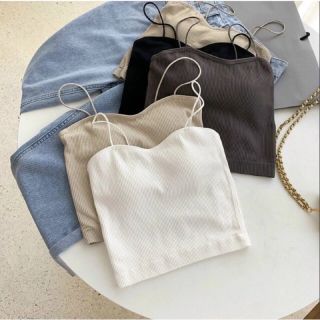 Lố 10 Áo bra 2 dây gân sợi bún có đệm ngực 1802