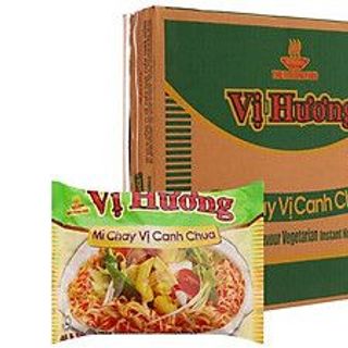 Mì Vị Hương Chay Vị Canh Chua gói 65g Thùng 30 gói giá sỉ