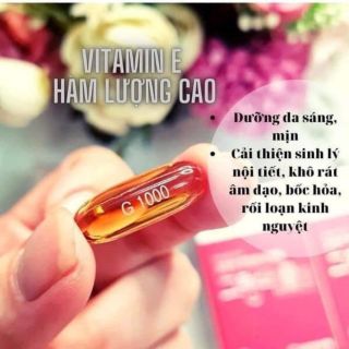 𝐕𝐢𝐭𝐚𝐦𝐢𝐧 𝐄 Yuhan Hàn Quốc 1000iu hộp 60viên