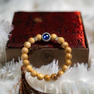 Vòng Trầm Hương Thiên Nhiên Phong Thủy Mix Đá