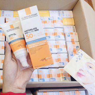 Kem chống nắng La r0che p0say Hydrating cream vạch xanh dương cho da khô 50ml