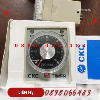 Rơ Le Thời Gian CKC , Relay Thời Gian CKC , Timer CKC AH3-3 ( 220V, 24V, 12V - chưa kèm đế) hàng mới hàng đẹp giá tốt