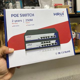 Thiết Bị Chuyển Mạch Switch POE Hrui 4 Port HR900-AF-42N giá sỉ