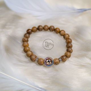 Vòng Trầm Hương Đơn Thiên Nhiên Phong Thủy Mix Charm VIP