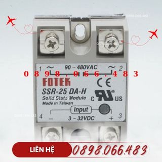 Relay bán dẫn Fotek SSR - 25DA Solid Relay SSR-25DA-H hàng đẹp giá tốt