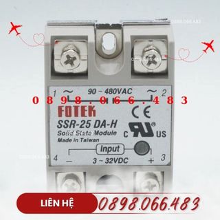 Relay bán dẫn Fotek SSR - 25DA Solid Relay SSR-25DA-H hàng đẹp giá tốt