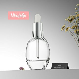 PET Vỏ Chai Thủy Tinh Serum Bầu Vòi Bóp Thanh Lịch, Quý Phái Tôn Nét Đẹp Cũng Như Giá Trị Sản Phẩm 30ml (VỎ CHAI IN LOGO THRO YÊU CẦU) Hàng, Giá Tận Xưởng.