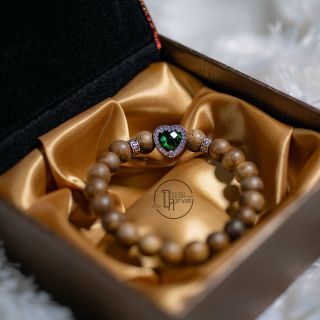 Vòng Trầm Hương Đơn Thiên Nhiên Phong Thủy Mix Charm Cao Cấp