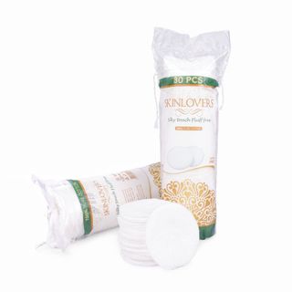 [ Hàng mới về ] Bông Tẩy Trang Skinlovers 80 Miếng Sản Xuất Từ 100% Bông Tự Nhiên