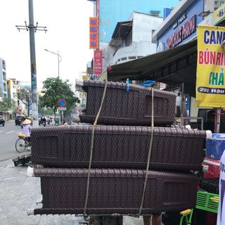 Ghế nhựa đan mây