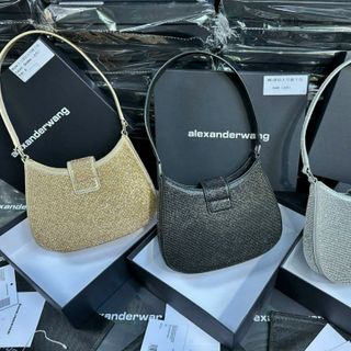 Túi Xách ALEXx KHOÁ W ĐÁ sz22 Fullbox, bọc seal, Hàng super. Có logo mã cod