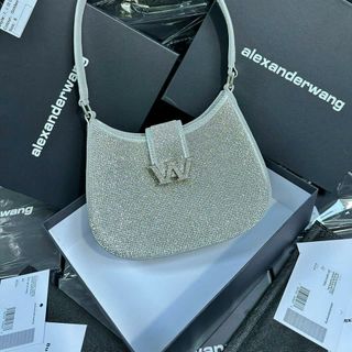 Túi Xách ALEXx KHOÁ W ĐÁ sz22 Fullbox, bọc seal, Hàng super. Có logo mã cod