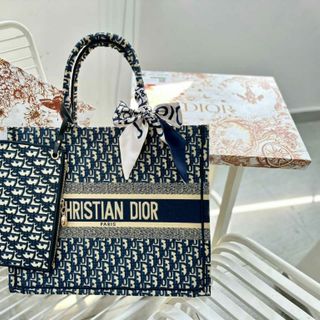 SÉT Túi Xách DIORr TOTE sz36 - sz41 (Hàng thêu) Fullbox, cột nơ, bọc seal, Có logo mã cod, Hàng super Vip