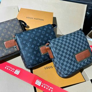 Túi xách LVv MESSENGER sz25 - hàng đẹp 2Box, Fullbox nam châm + cotton, bọc seal,Hàng super. Có logo mã cod