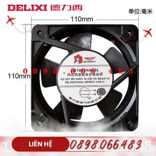 Quạt Làm Mát Delixi 120*120*38 Quạt Hướng Trục 12Cm Quạt AC Tủ 220V hàng đẹp giá tốt