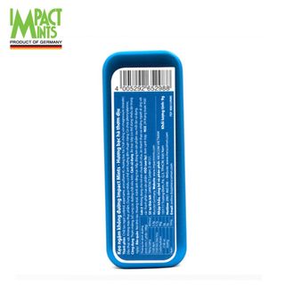 Kẹo bạc hà không đường IMPACT MINTS hộp thiếc 9g nhập khẩu từ Đức - 2 hương vị, tặng khăn giấy Tempo