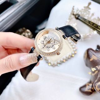 ĐỒNG HỒ DA NỮ CHÍNH HÃNG GUE.SS MẶT HOA