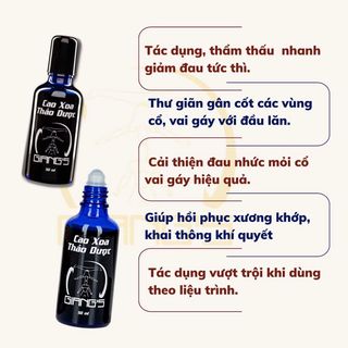 Dầu xoa bóp thảo dược Quốc Cơ Quốc Nghiệp - Thẩm thấu nhanh (chai 50ml)