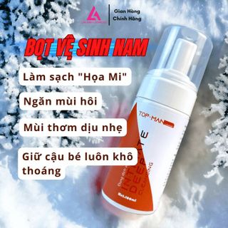 BỌT VỆ SINH NAM TOP-MAN 100ML CHIẾT XUẤT THIÊN NHIÊN, HƯƠNG THƠM NAM TÍNH QUYẾN RŨ - LUV CENTER
