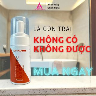 BỌT VỆ SINH NAM TOP-MAN 100ML CHIẾT XUẤT THIÊN NHIÊN, HƯƠNG THƠM NAM TÍNH QUYẾN RŨ - LUV CENTER