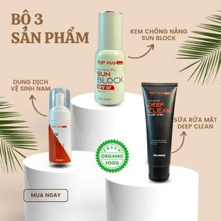 BỌT VỆ SINH NAM TOP-MAN 100ML CHIẾT XUẤT THIÊN NHIÊN, HƯƠNG THƠM NAM TÍNH QUYẾN RŨ - LUV CENTER