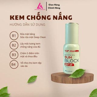 KEM CHỐNG NẮNG SINH HỌC SUN BLOCK 4OML SPF50+ PA+++ THẤM NHANH KHÔNG BẾT RÍT, NÂNG TONE NHẸ MỸ PHẨM LAN ANH - LUV CENTER