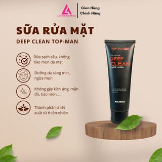 SỮA RỬA MẶT DEEP CLEAN 100ML CHIẾT XUẤT CÂY PHỈ, NGĂN MỤN, CÂN BẰNG PH, DƯỠNG ẨM DA - LUV CENTER