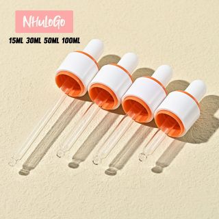 PET Vỏ Chai Lọ Thủy Tinh Vuông HighLight Cam Serum Đầu Ống Bóp Mix Cam Sang Trọng, Nổi Bật Nhãn Hàng 15ml 30ml 50ml 100ml ( IN LOGO THEO YEU CẦU ) Hàng Giá Tận Xưởng.