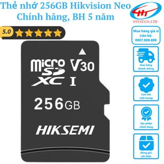 Thẻ nhớ 256GB Hikvision NEO – Chính hãng, BH 5 năm giá sỉ