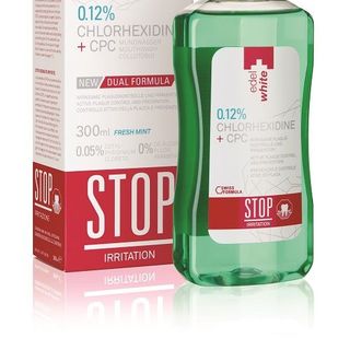 Nước súc miệng bảo vệ toàn diện STOP IRRITATION 300ml edel+white Thụy sĩ