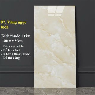 Miếng dán tường giả đá PVC