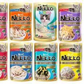 Thức ăn ướt cho mèo  Pate Nekko 70g jelly, gravy, kitten giá sỉ