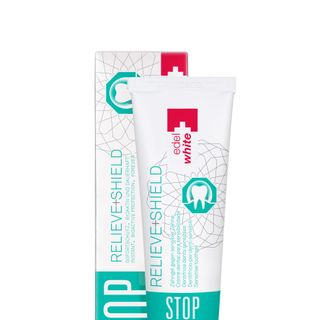 Kem đánh răng giảm ê buốt răng nhạy cảm edelwhite STOP SENSITIVITY đặc biệt hiệu quả từ Thụy sĩ
