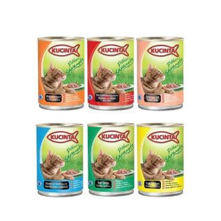 Pate Mèo Mọi Lứa Tuổi Kucinta Lon 400g 60% thịt cá thật giá sỉ