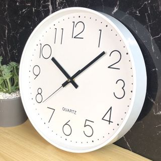 Đồng hồ treo tường trang trí nhà cửa REDEPCHAT68 - Bảo Hành 12 tháng - Đường kính 30cm