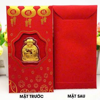 Bao 🧧lì xì thần tài mạ vàng rước tài lộc