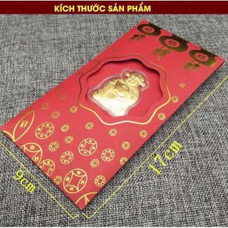 Bao 🧧lì xì thần tài mạ vàng rước tài lộc
