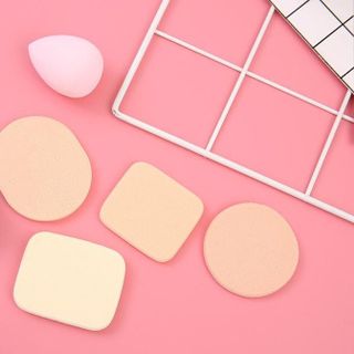 Bông Mút Trang Điểm Tán Kem Nền Keli Set 6 Miếng Chính Hãng