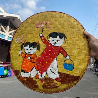 Mẹt trang chí Tết sai to 40cm