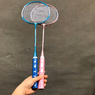 Bộ vợt cầu lông BOSHIKA giá rẻ Tặng 3 quả cầu nhựa, vợt cầu lông Boshika cho học sinh, nam nữ chơi thể thao