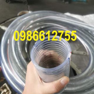 Ống nhựa mềm lõi thép hút chân không phi 13, phi 16, ph 20, phi 25...150