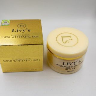 Kem Body Livy's SPF 45+ 250g Thái Lang dưỡng trắng da từ sâu bên trong