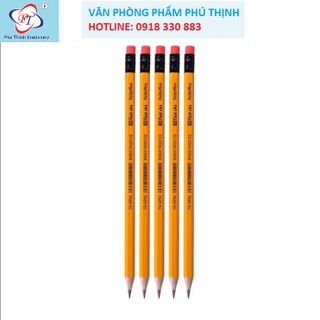 Bút Chì Thân Gỗ Cao Cấp Có Gôm