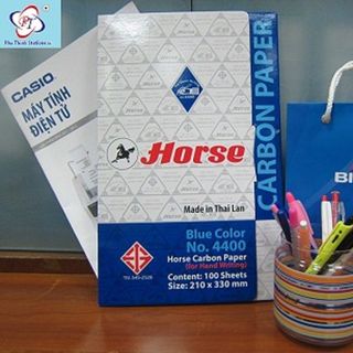 Giấy than Thái Lan Horse Xanh 4400