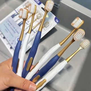 Combo 6 bàn chải đánh răng nội địa Trung lông mềm, chải siêu êm, làm sạch sâu đánh sạch mảng bám